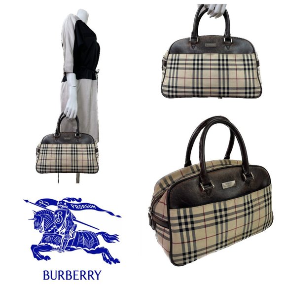 Auc Burberr  satchel bag - Picture 1 of 16